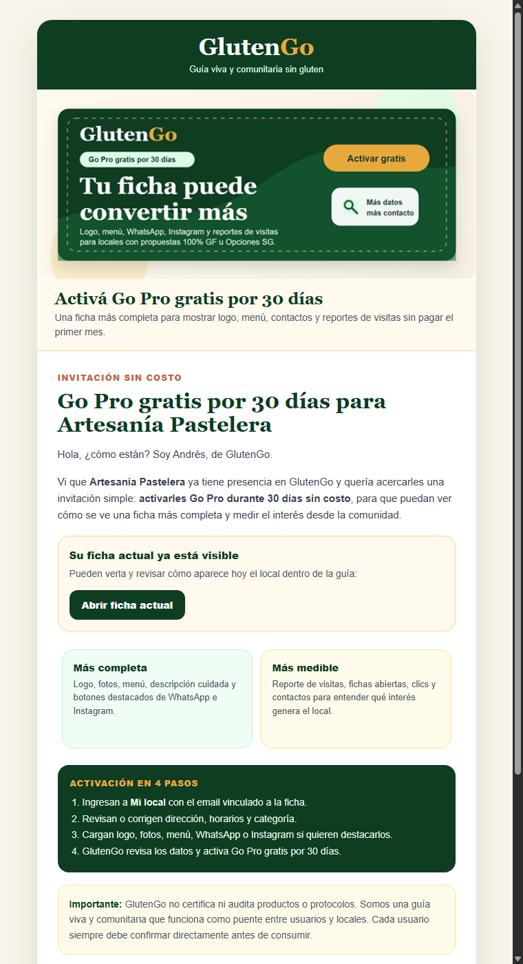 Vista previa Go Pro gratis por 30 días