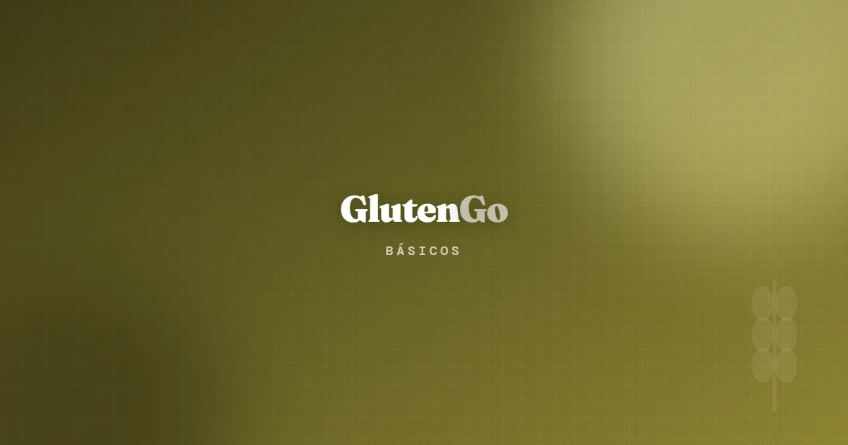 Portada ilustrada de la receta Mezcla base de harinas sin gluten, categoría Básicos